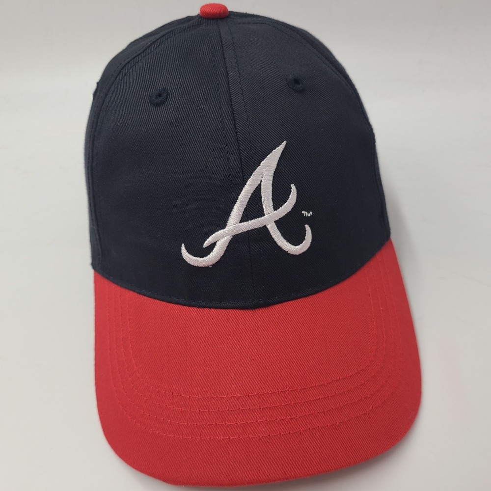 Atlanta Braves Hat Adjustable Blue Red MLB‎ Baseball Logo SGA Casual Wear Men